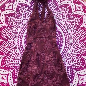 NWT Tobi Lace Halter Dress